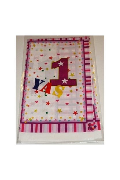 Partini Sec 1 Adet 1 Yas Pembe Masa Ortusu 120x180 Dogum Gunu Parti Trendyol