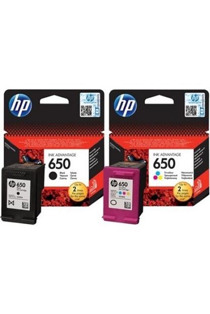 Hp 650 Siyah Renkli Orjinal Kartus 1015 1515 1516 2515 2516 2545 Trendyol