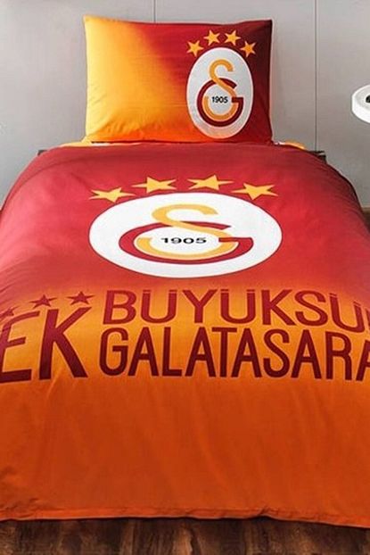 Tac Lisansli Tek Kisilik Nevresim Takimi 4 Yildiz Galatasaray Trendyol
