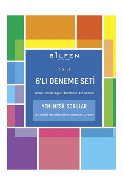 Bilfen Yayinlari 4 Sinif Tum Dersler Deneme Sinavi Trendyol