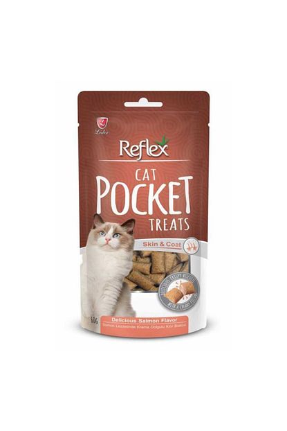 Reflex Pocket Deri Ve Tuy Sagligi Icin Somonlu Kedi Odulu 60 Gr Trendyol