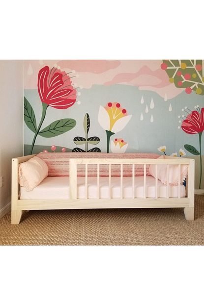 Montessori Yatak 120x200 Dogal Ahsap Cocuk Yatak Karyola Trendyol