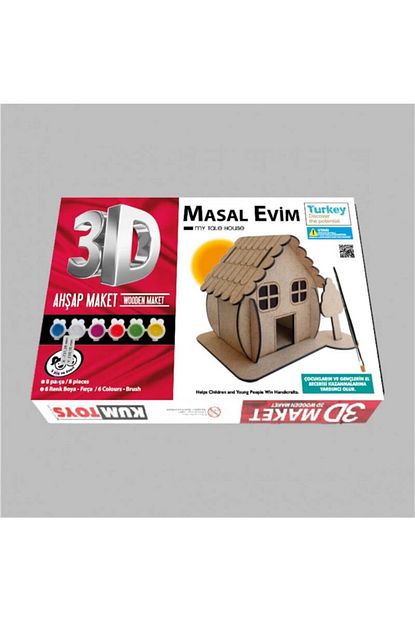 redka kum toys 3d ahsap maket masal evim fiyati yorumlari trendyol
