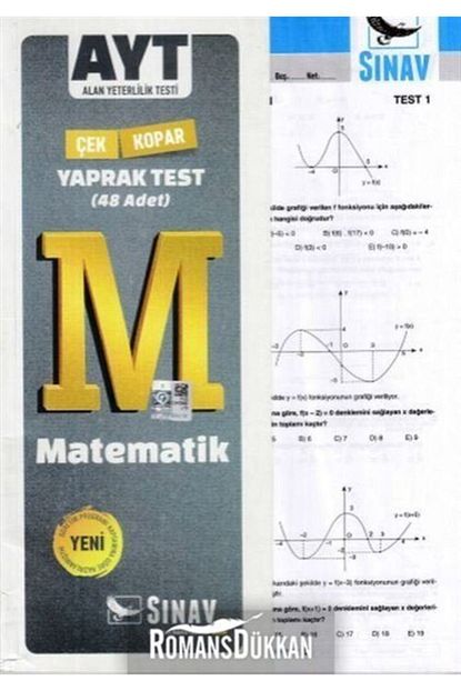 Sinav Yayinlari Sinav Ayt Matematik Cek Kopar Yaprak Test Trendyol