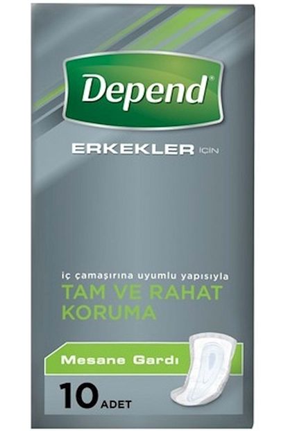 Depend Mesane Pedi Erkek Ic Adet 10 Lu Tekli Pk Trendyol