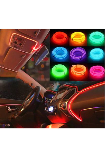 Pmx Arac Araba Ici Torpido Ledi Renkli Ip Neon Ip Led 2 Metre Mavi Trendyol