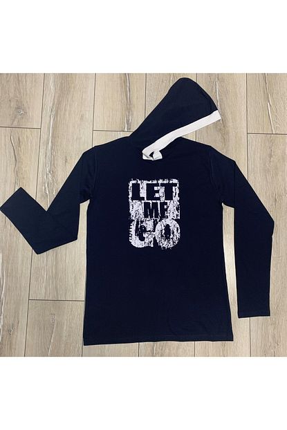 Coal City Erkek Lacivert Penye Suprem Kapusonlu Sweatshirt Trendyol
