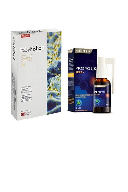 propolis bogaz spreyi ve easy fish oil