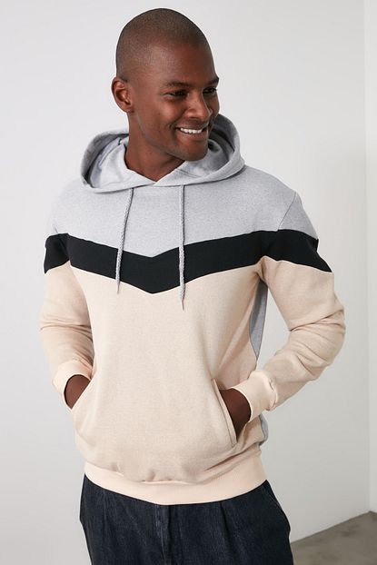 Trendyol Man Gri Erkek Sweatshirt Tmnaw21sw0934 Trendyol
