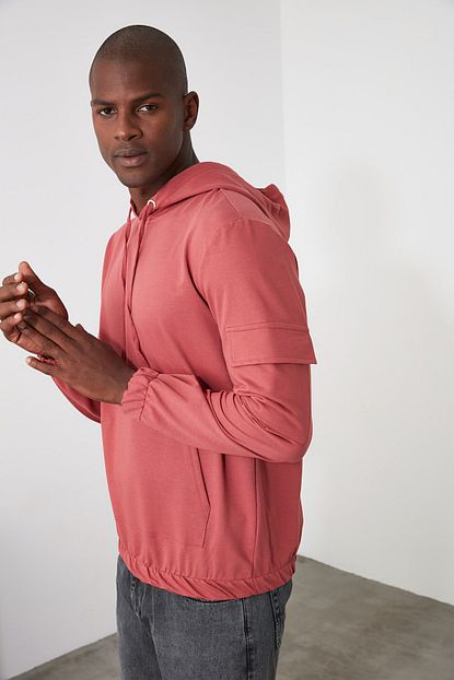 Trendyol Man Gul Kurusu Erkek Sweatshirt Tmnaw21sw0229 Trendyol