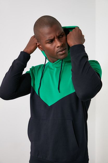 Trendyol Man Lacivert Erkek Sweatshirt Tmnaw21sw0881 Trendyol