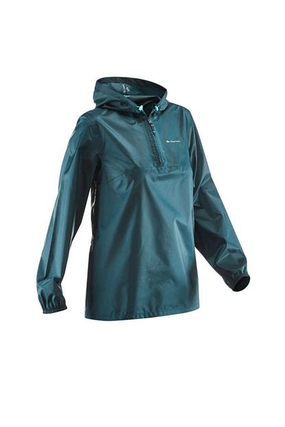 Quechua Kadin Mavi Yagmurluk Nh100 Raincut Trendyol