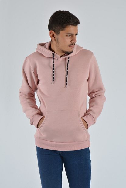 Terapi Men Erkek Kapsonlu Sweatshirt 20y 5200368 Gul Kurusu Trendyol