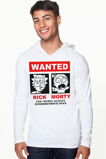 Rock Roll Erkek Beyaz Araniyor Kapsonlu Uzun Kollu T Shirt Trendyol