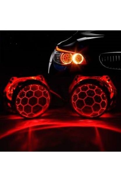 Dekohop Bi Xenon Angel Far Mercegi Seytan Goz Kirmizi Led Universal Trendyol