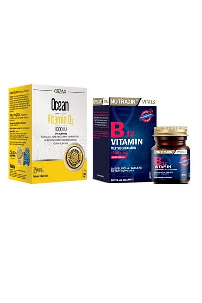 Orzax D Vitamini Destegi Vitamin D3 1000 Iu Sprey 20 Ml B12 Vitamini 1000 Mg 60 Dilalti Tableti Trendyol