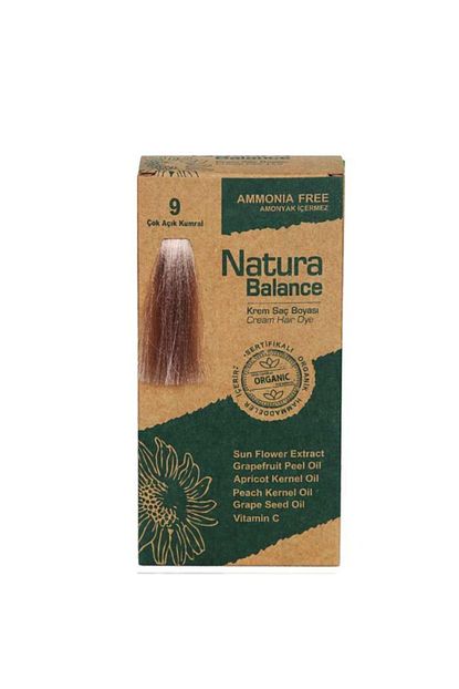 Natural Cosmetic Natura Balance Sac Boyasi 9 Cok Acik Kumral Fiyati Yorumlari Trendyol