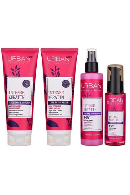 urban care yogunlastirilmis keratin iceren onarici puruzsuzlestirici 4 lu set fiyati yorumlari trendyol