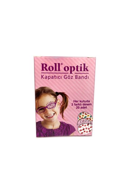 Roll Kiz Cocuk Optik Kapatici Goz Bandi 3 Desenli 20 Adet Trendyol