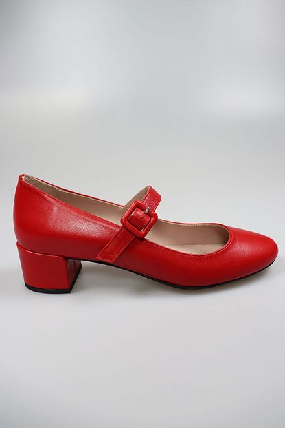 Wanna Shoes Kadin Kirmizi Topuklu Ayakkabi Trendyol