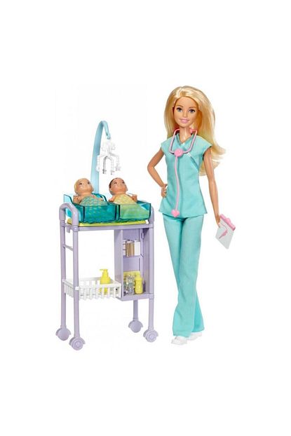 Barbie Ben Buyuyunce Meslek Setleri Sarisin Bebek Doktoru Trendyol