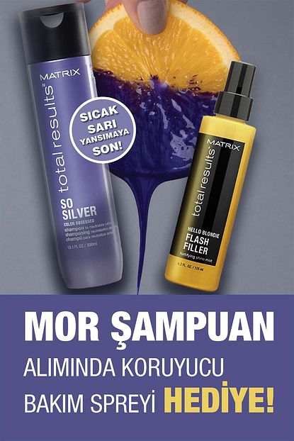 Matrix So Silver Mor Sampuan 300ml Flash Filler Bakim Spreyi 125ml Bakim Seti Trendyol