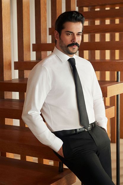 Altinyildiz Classics Erkek Beyaz Utu Gerektirmeyen Non Iron Tailored Slim Fit Gomlek Trendyol