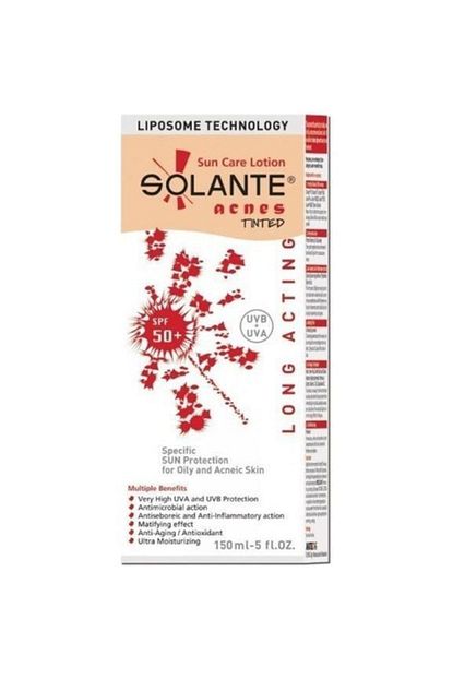 Solante Acnes Camouflage Akneli Ciltlere Ozel Spf 50 Gunes Koruyucu Losyon 150 Ml Trendyol