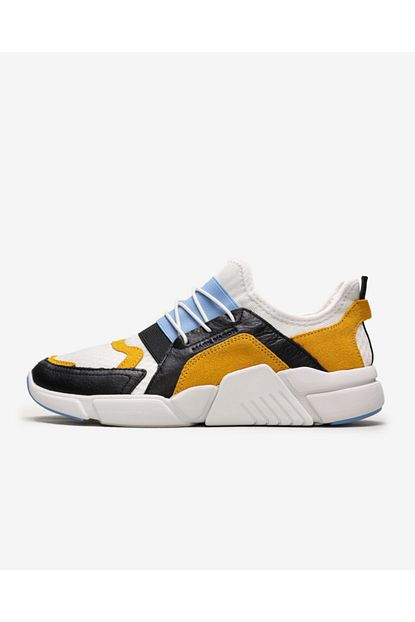 Skechers Kadin Beyaz Acik Mavi Sari Block Homeroom Ayakkabi 68856 Wlby Trendyol
