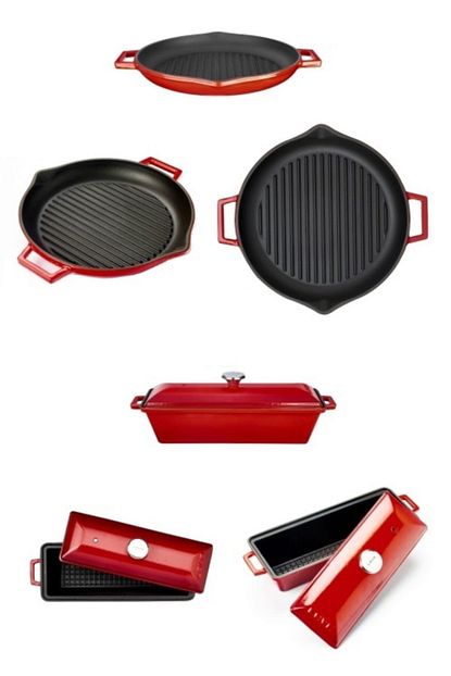 Lava Dokum Izgara Tava Cap O 30cm Ekmek Kabi Terrine Olcu 11x29cm Kirmizi Trendyol