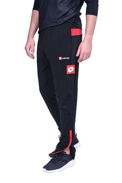 Lotto Esofman Alti Erkek Siyah Kirmizi New Pants Costa Pl R9607 Trendyol