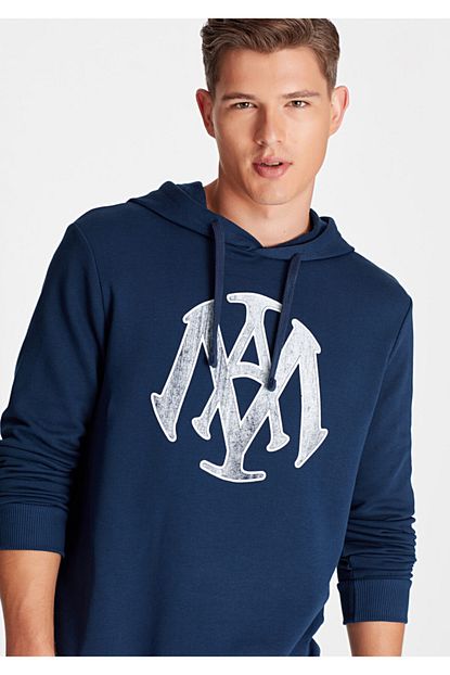Mavi Erkek Lacivert Muhur Logo Baskili Sweatshirt Trendyol