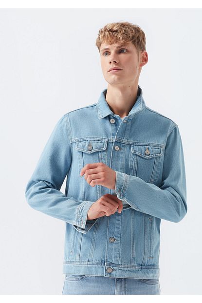 Mavi Erkek Mavi Frank Vintage Jean Ceket 0115228232 Trendyol