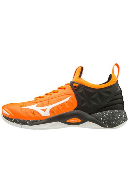 Mizuno Wave Momentum Unisex Voleybol Ayakkabisi Turuncu Siyah Trendyol