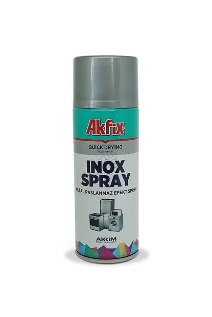 Akfix Inox Paslanmaz Celik Efekt Sprey Boya 400ml Trendyol