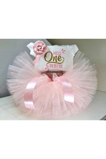 Bba New Trend 1 Yas Dogum Gunu Kostum Tutu Etek Badi Ve Bandana 3 Parca Trendyol