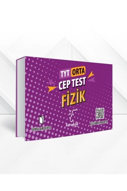 Karekok Yayinlari Tyt Cep Test Fizik Orta Trendyol