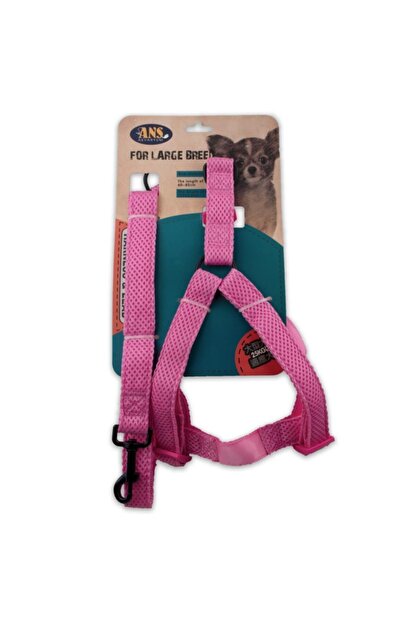 ans yumusak doku gogus ve gezdirme buyuk irk kopek tasmasi 120x2 5cm xl pembe fiyati yorumlari trendyol