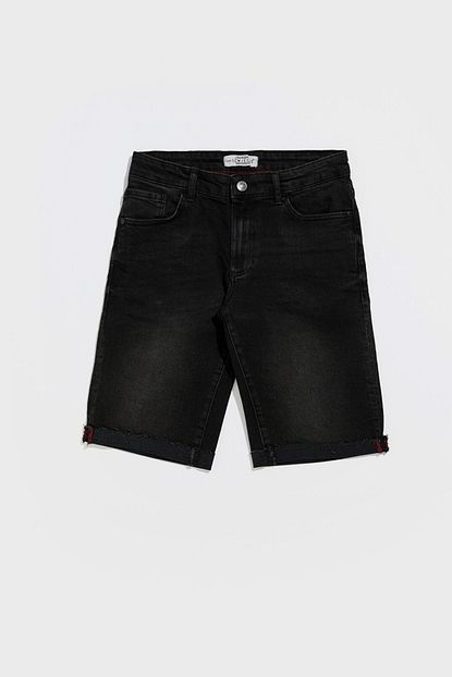 Lc Waikiki Erkek Siyah Rodeo Jean Sort 0so635z8 Trendyol
