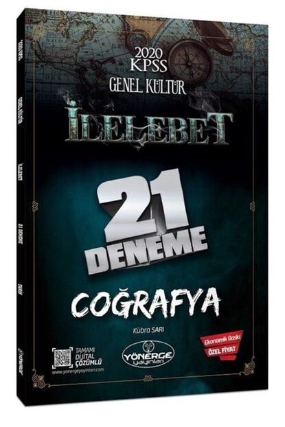Yonerge Yayinlari Yonerge 2020 Kpss Cografya Ilelebet 21 Deneme Cozumlu Yonerge Yay Trendyol