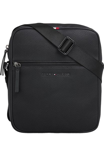 Tommy Hilfiger Erkek Siyah Postaci Cantasi Trendyol