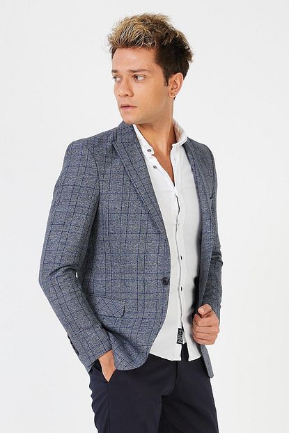 Enuygunenmoda Erkek Lacivert Blazer Ceket Trendyol