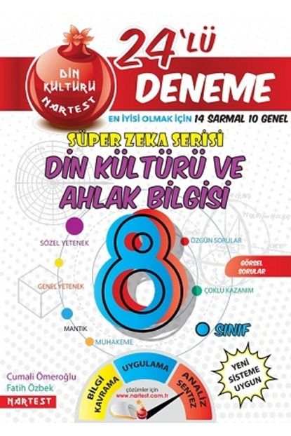 Nartest Yayinlari Nartest 8 Sinif Nar Efsane Din Kulturu 24 Deneme Sinavi 14 Sarmal 10 Genel Trendyol