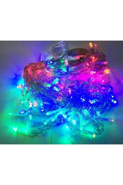 Scmarket Yuksek Kalite Sabit Yanan Dekoratif Led 10 Mt Yilbasi Sus Ip Led Isik Rgb Cok Renkli Trendyol