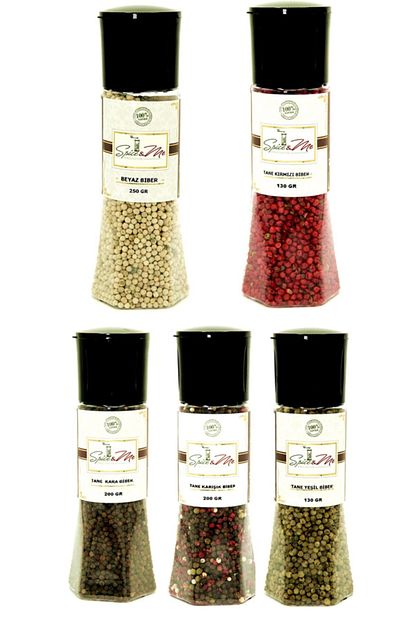 Spice Me Spiceandme Tane Beyaziber Tane Kirmizi Biber Tane Yesil Biber Tane Karabiber Karisik Tane Biber Trendyol