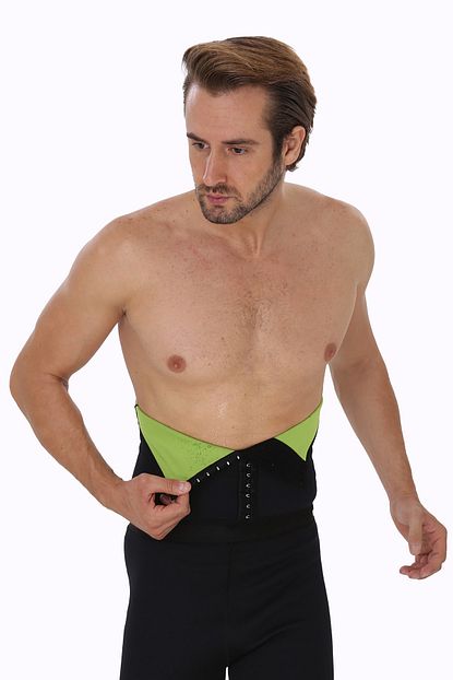 Giyincel Erkek Siyah Neopren Termal Spor Ve Terletme Bel Korsesi Trendyol