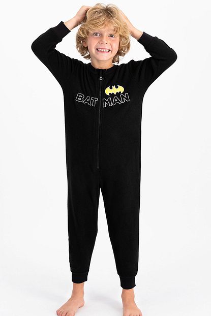 Batman Lisansli Erkek Siyah Cocuk Tulum Trendyol