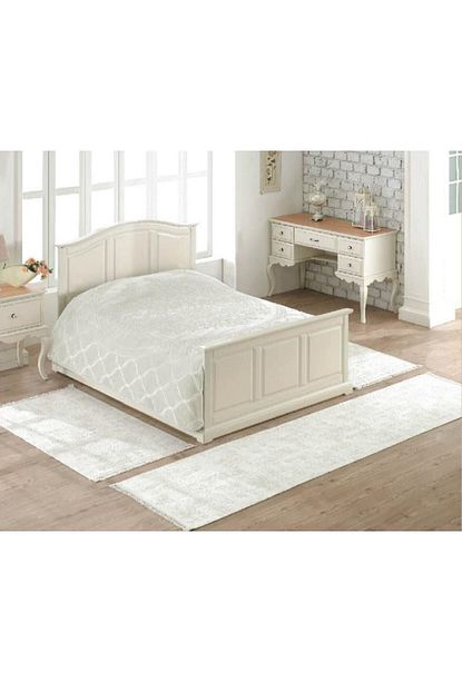Soley Lily Krem 3 Lu Yatak Odasi Hali Seti 180x150 Cm Trendyol