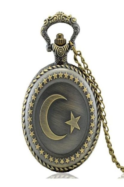 Hediye Sahibi Ayyildiz Kabartmali Quartz Kostekli Saat Trendyol