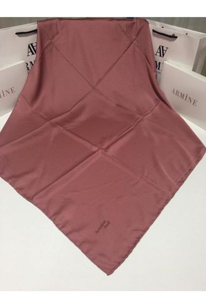 Armine Twill Kadin Pembe Duz Renk Esarp Trendyol